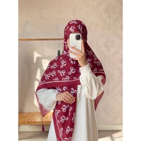 روسری نخی پاپیون