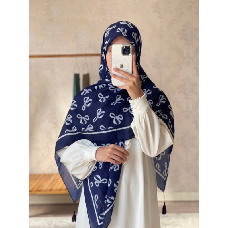 روسری نخی پاپیون